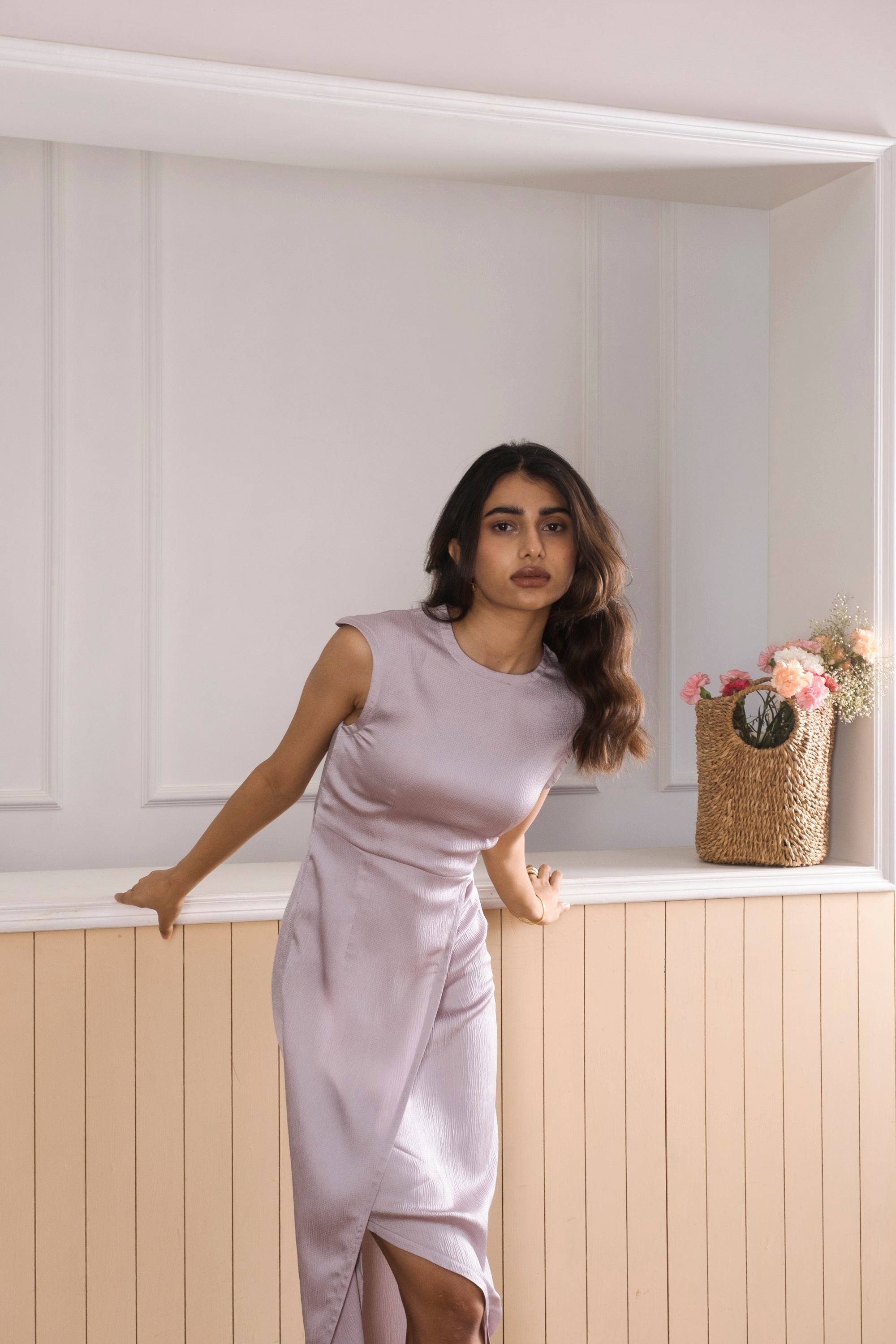 Layer On Slit Dress