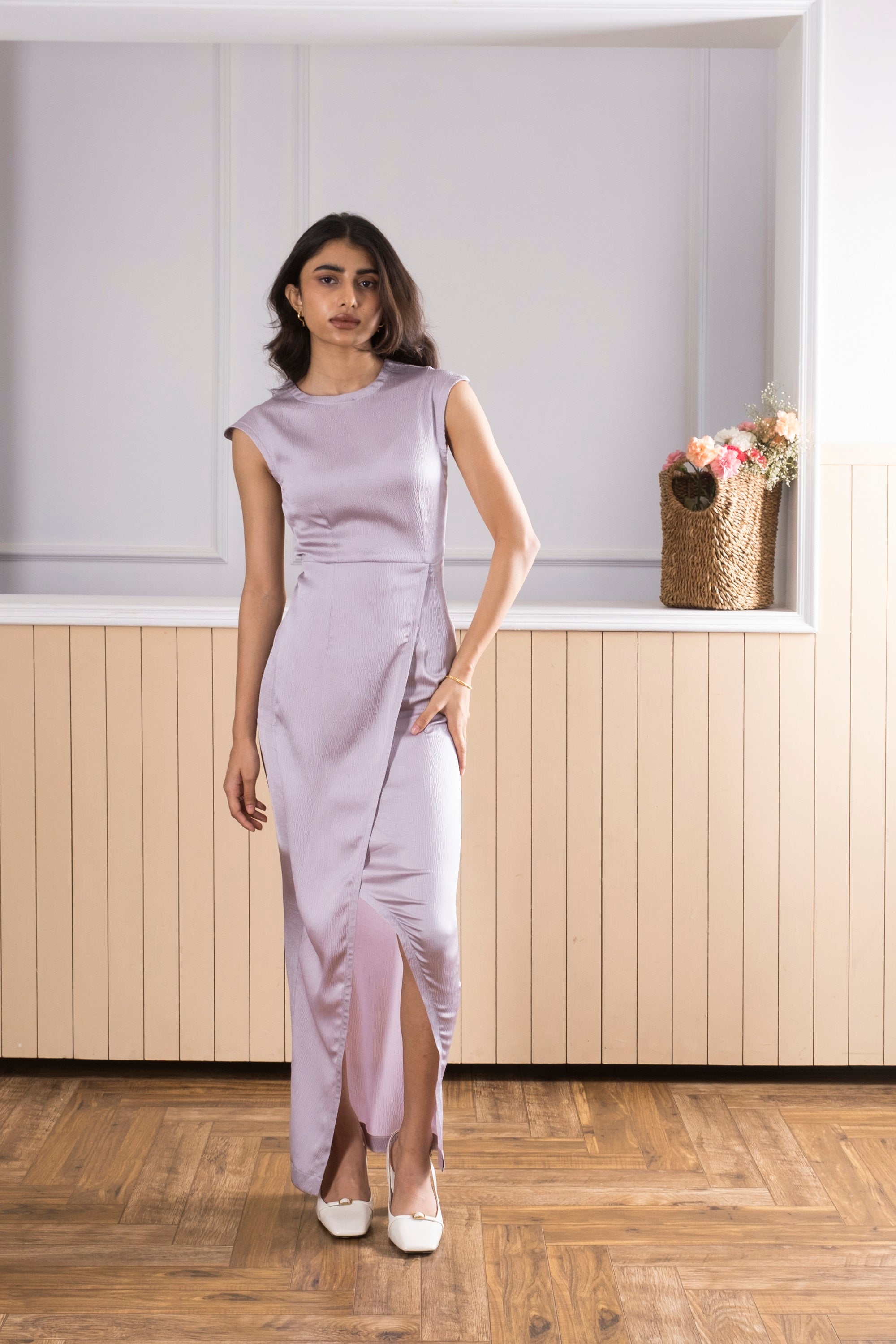 Layer On Slit Dress