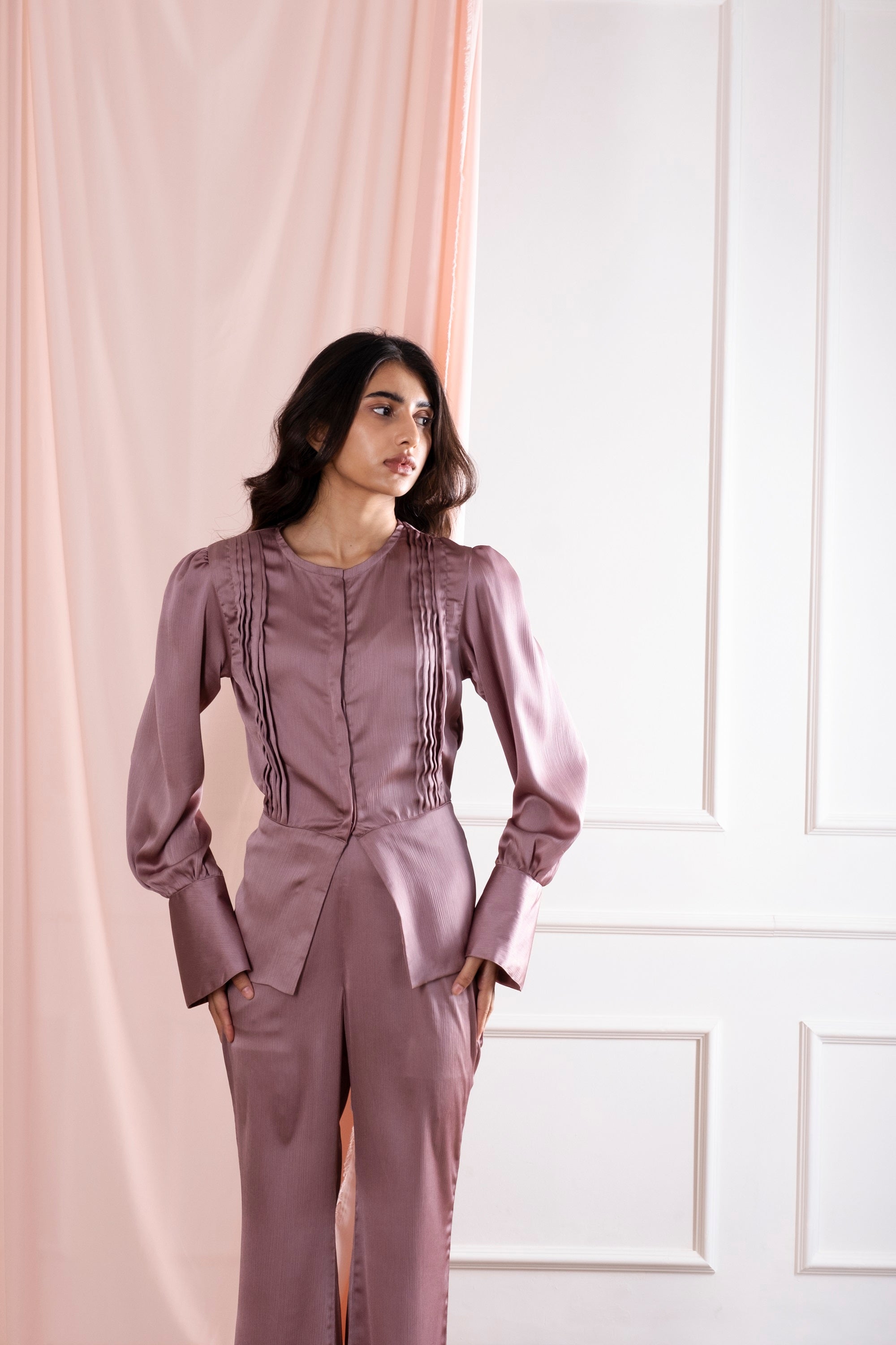 Voluminous Peplum Top
